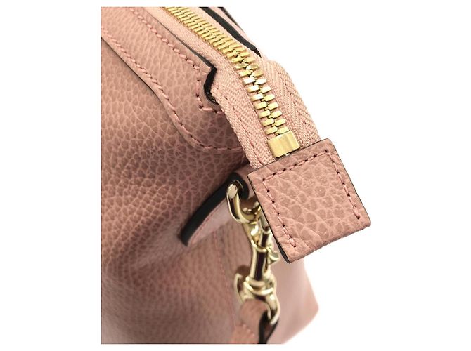 Borsa a mano Gucci in pelle rosa - vista 4