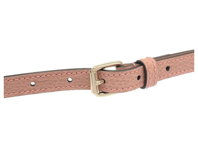 Borsa a mano Gucci in pelle rosa - vista 7