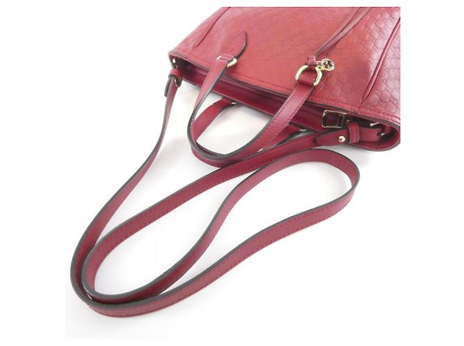 Borsa Gucci 449241 BMJ1G Rosso - vista 5