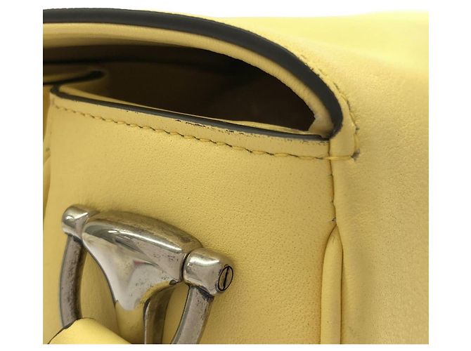Borsa a tracolla Gucci HORSEBIT 1955 Giallo - vista 7