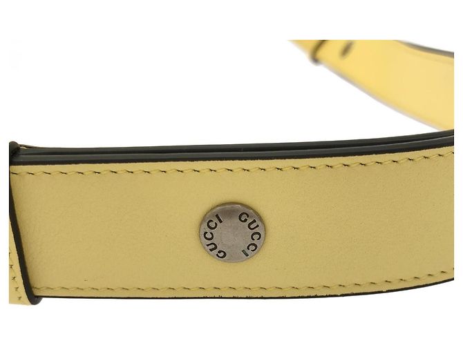 Borsa a tracolla Gucci HORSEBIT 1955 Giallo - vista 8
