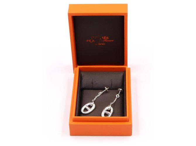 Hermès Pendientes colgantes Hermes Farandole Silver Plata - vista 6