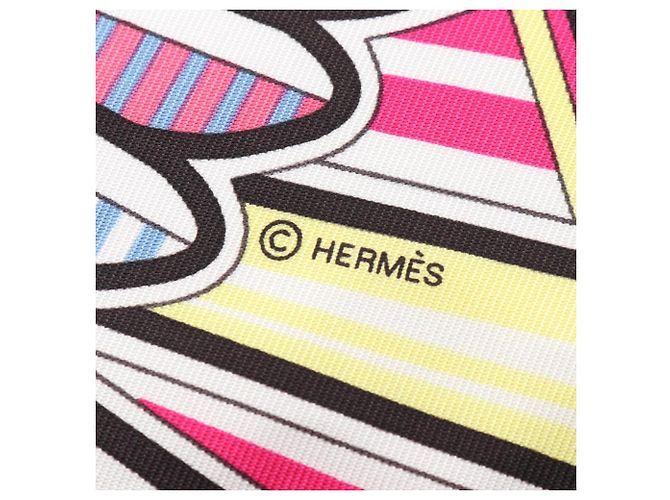 Hermès Hermes Petit Carré 45 PEGASE POP Scarf Pink - Ansicht 2