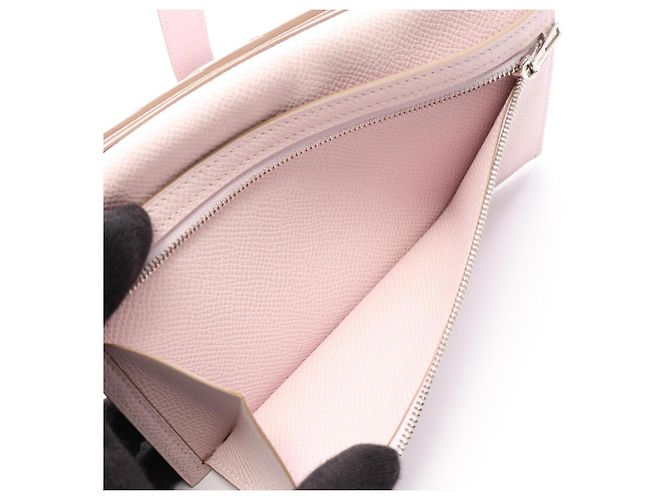 Hermès Hermes Bearn Soufflet Bi-fold Long Wallet in Pink Epsom Leather - view 6