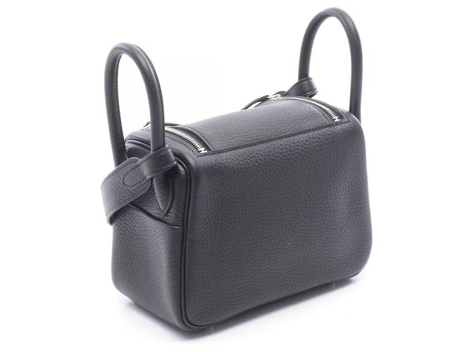 Hermès Bolsa de Ombro Hermes Lindy Mini Preto - vista 2