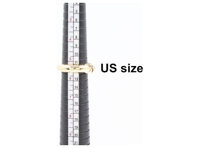 Bague Cartier Thread Band Ring Argenté Doré - vue 7