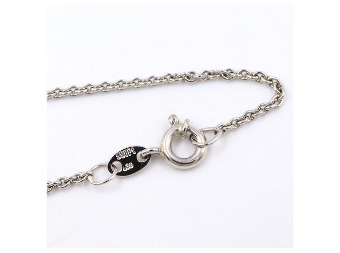 Collana Croce Diamanti Cartier Argento - vista 4