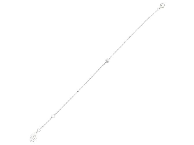 Bracciale Charm in Diamante Cartier d'Amour Argento - vista 3