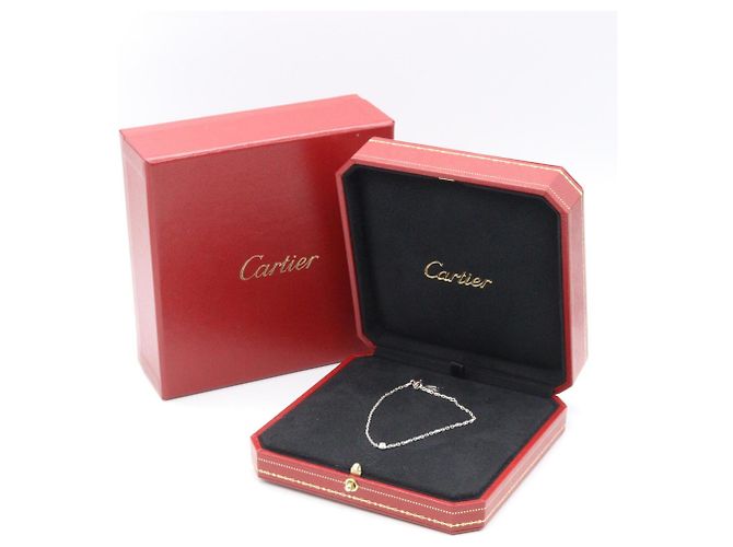 Bracciale Charm in Diamante Cartier d'Amour Argento - vista 5