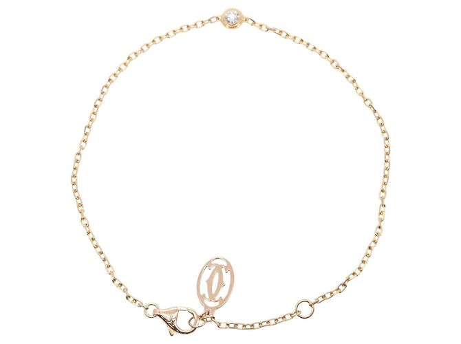 Bracciale Cartier d'Amour con ciondolo di diamanti D'oro - vista 2