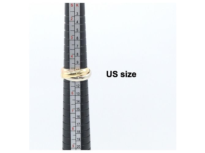 Anillo Cartier Trinity Plata Dorado - vista 5