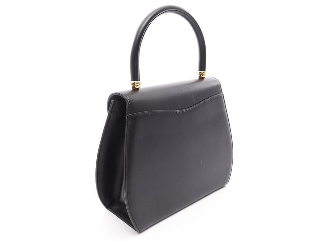 Borsa a mano Cartier Panthère in pelle nera Nero - vista 2