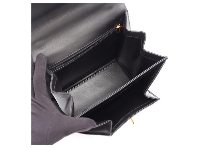 Borsa a mano Cartier Panthère in pelle nera Nero - vista 3