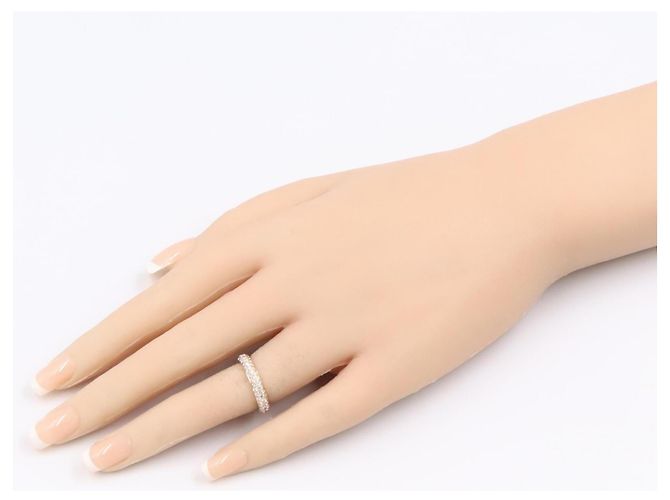 Cartier Pave Diamond Band Ring Golden - view 7
