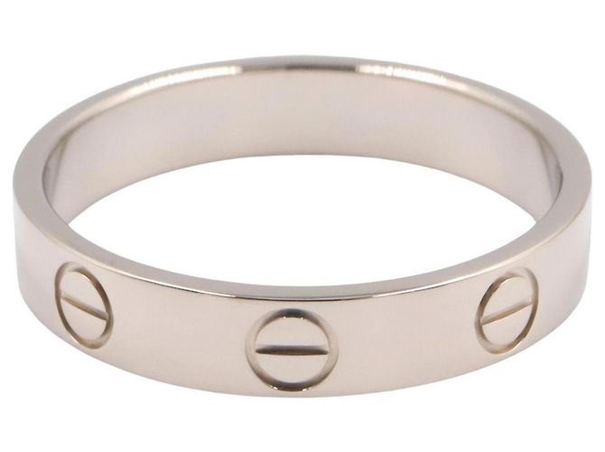 Anello Cartier Mini Love in oro bianco 18K Argento - vista 2