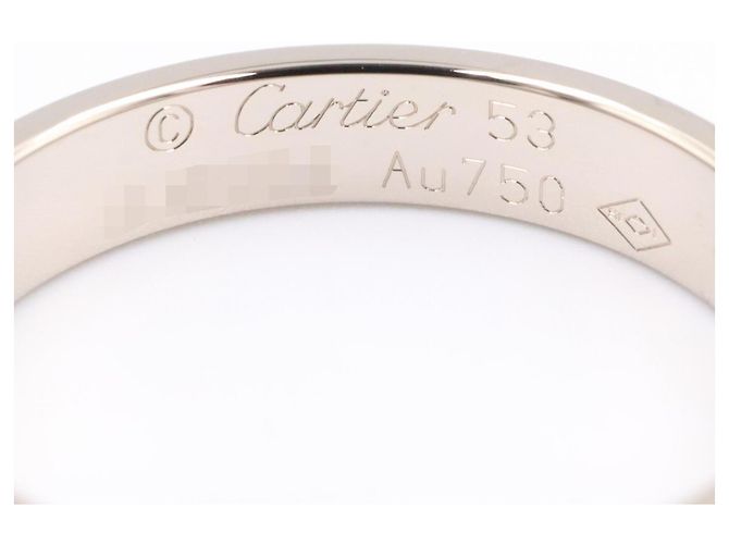 Anello Cartier Mini Love in oro bianco 18K Argento - vista 3