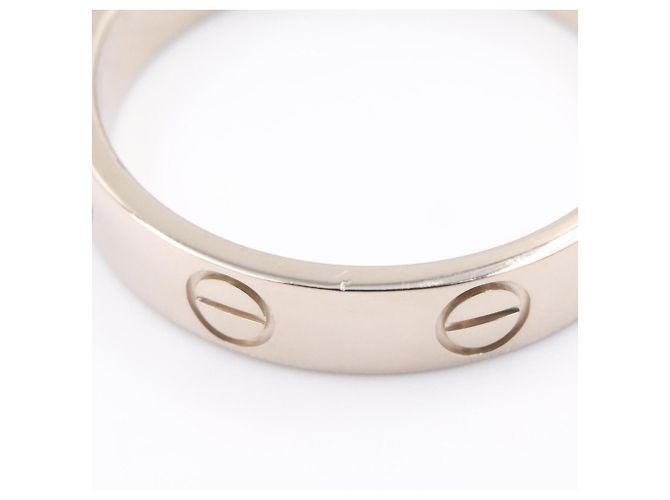 Anello Cartier Mini Love in oro bianco 18K Argento - vista 4