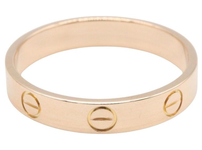 Anello Mini Love Cartier in oro rosa 18K D'oro - vista 2
