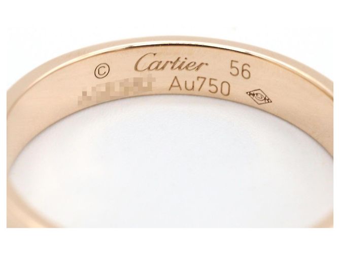 Anello Mini Love Cartier in oro rosa 18K D'oro - vista 3