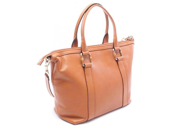 Gucci Brown Leather 2-Way Tote Bag - view 2