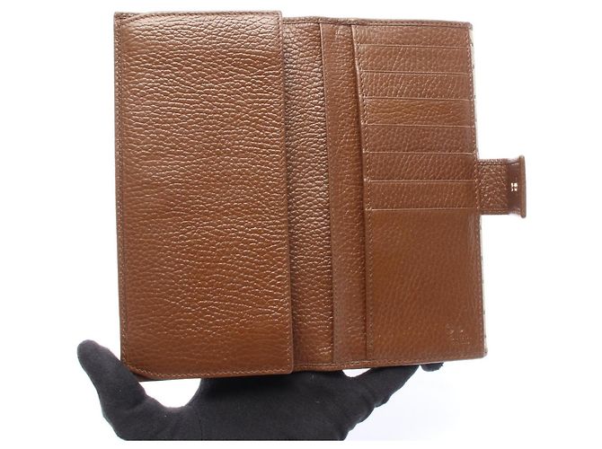 Gucci GG Canvas Bi-fold Geldbörse Braun Beige - Ansicht 3