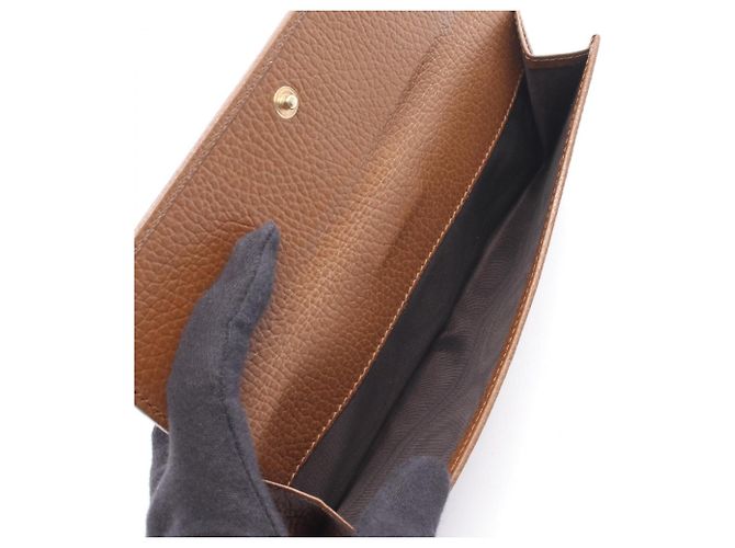 Gucci GG Canvas Bi-fold Geldbörse Braun Beige - Ansicht 4