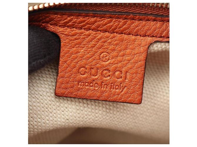 Gucci Soho Interlocking G Schultertasche Bordeaux - Ansicht 4