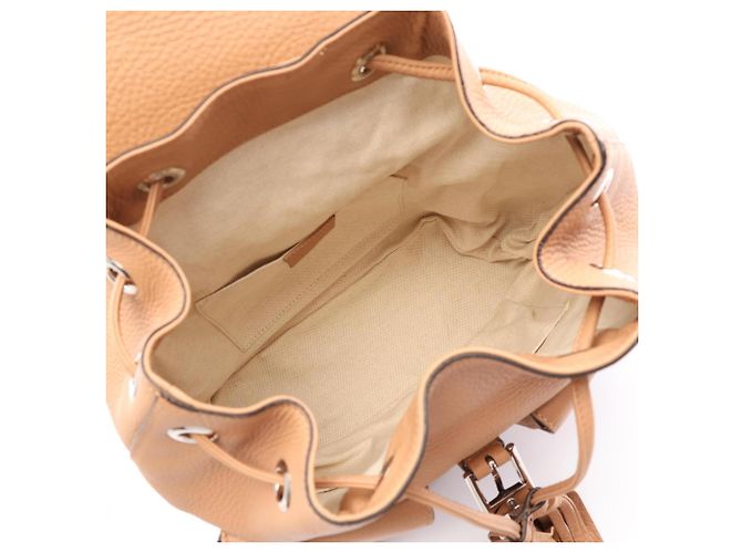 Mochila/Bolsa Gucci Bamboo Bege - vista 3