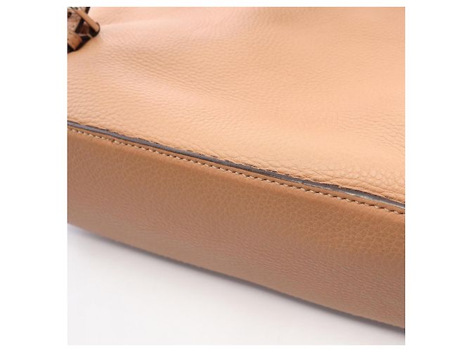 Mochila/Bolsa Gucci Bamboo Bege - vista 8