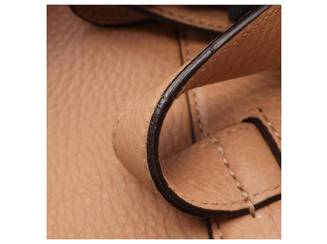Mochila/Bolsa Gucci Bamboo Bege - vista 9