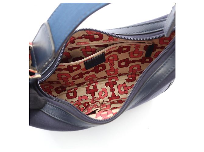 Borsa a mano Gucci blu navy - vista 3