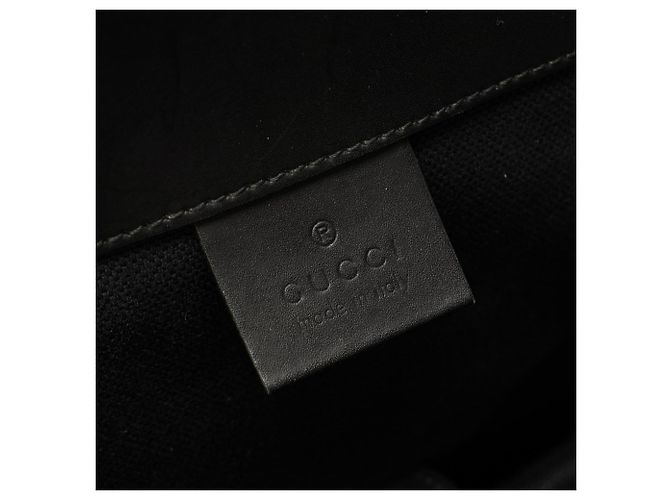 Zaino Gucci Soft GG Supreme Sherry Line Nero Rosso Blu navy - vista 4