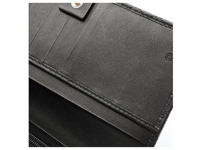 Cartera larga bi-fold Gucci Microguccissima Negro - vista 5