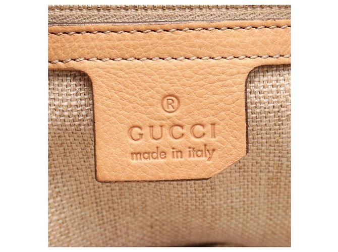 Saco Tote Gucci Marrakech Preto Branco Bege - vista 4