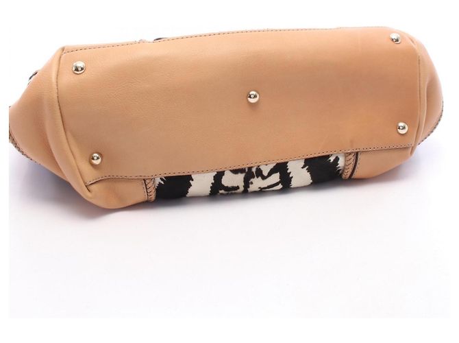 Saco Tote Gucci Marrakech Preto Branco Bege - vista 7