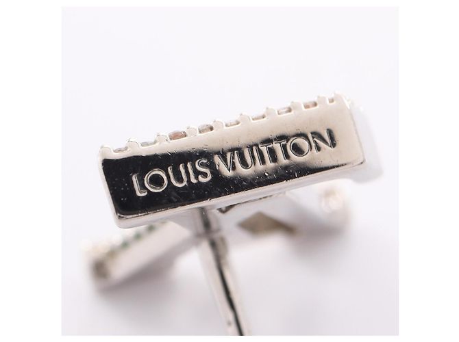 Brincos Iconic Strass Louis Vuitton Prata - vista 3