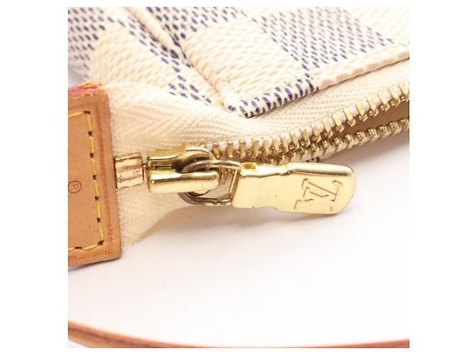 Borsa Louis Vuitton Pochette Accessoires Bianco - vista 10
