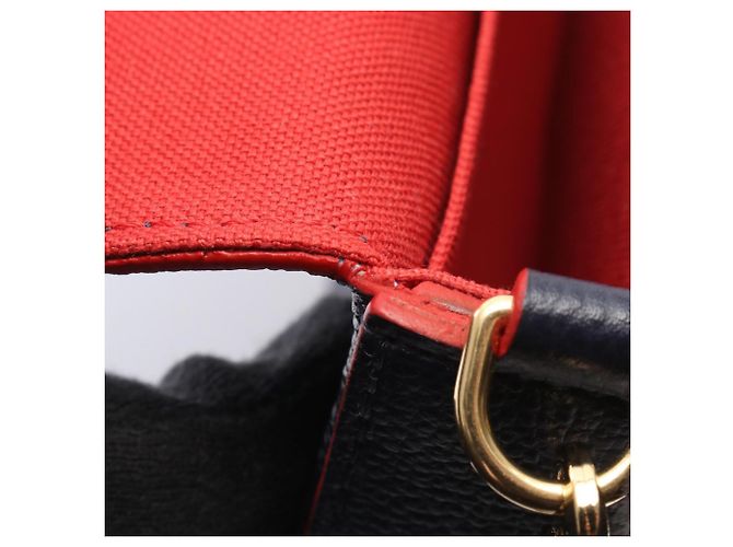 Louis Vuitton Pochette Felicie Monogram Empreinte Marine Rouge Handtasche Rot Marineblau - Ansicht 7