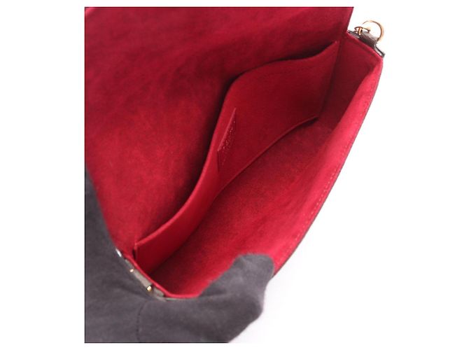 Louis Vuitton Pochette Felicie Monogram Shoulder Bag Marrone - vista 3