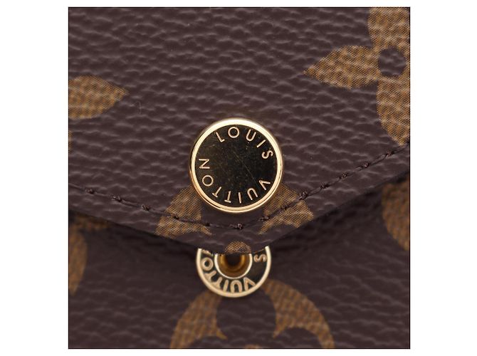 Louis Vuitton Pochette Felicie Monogram Shoulder Bag Marrone - vista 6
