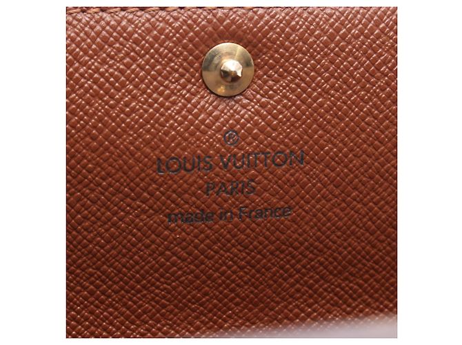 Louis Vuitton Monogram Bi-fold Long Wallet Brown - view 4