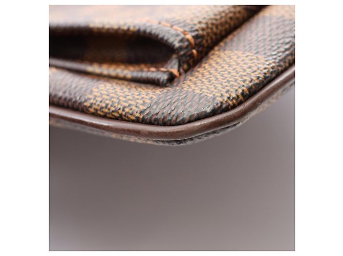 Louis Vuitton Pochette Melville Shoulder Bag Marrone Damier ebene - vista 8