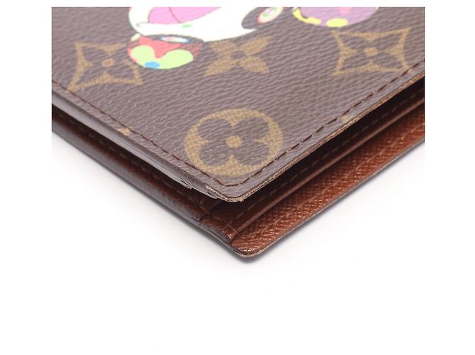 Carteira Louis Vuitton Bi-Fold Marrom Multicor - vista 10