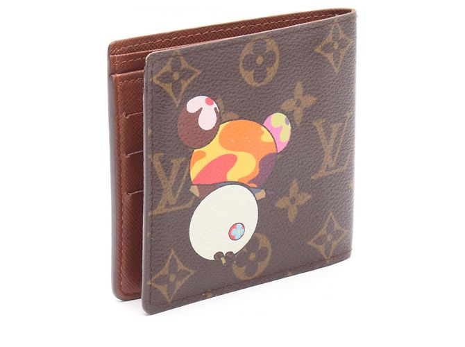 Carteira Louis Vuitton Bi-Fold Marrom Multicor - vista 2