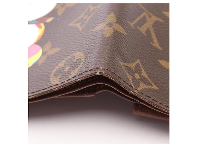 Carteira Louis Vuitton Bi-Fold Marrom Multicor - vista 8