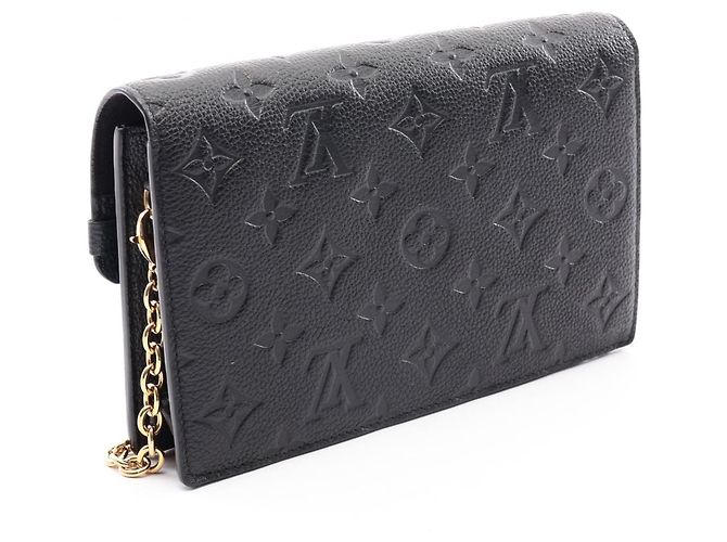 Louis Vuitton Portefeuille Vavin Chain Shoulder Bag Nero - vista 2