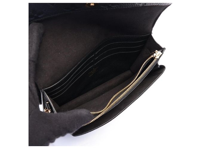 Louis Vuitton Portefeuille Vavin Chain Shoulder Bag Nero - vista 3