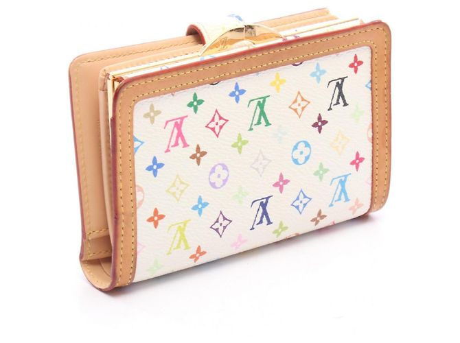 Billetera bi-fold Louis Vuitton blanca Blanco - vista 2