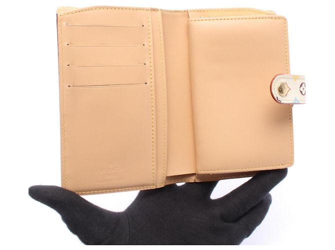 Billetera bi-fold Louis Vuitton blanca Blanco - vista 3
