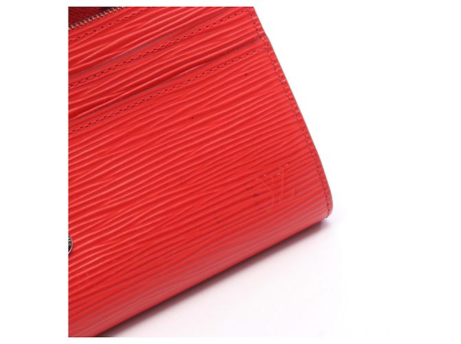 Louis Vuitton Portefeuille Sarah Bi-fold Long Wallet Orange - vue 6